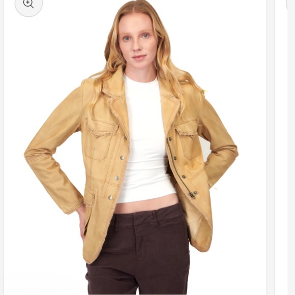 Meryl Waxed Suede Jacket Chamois - Picture 5 of 13